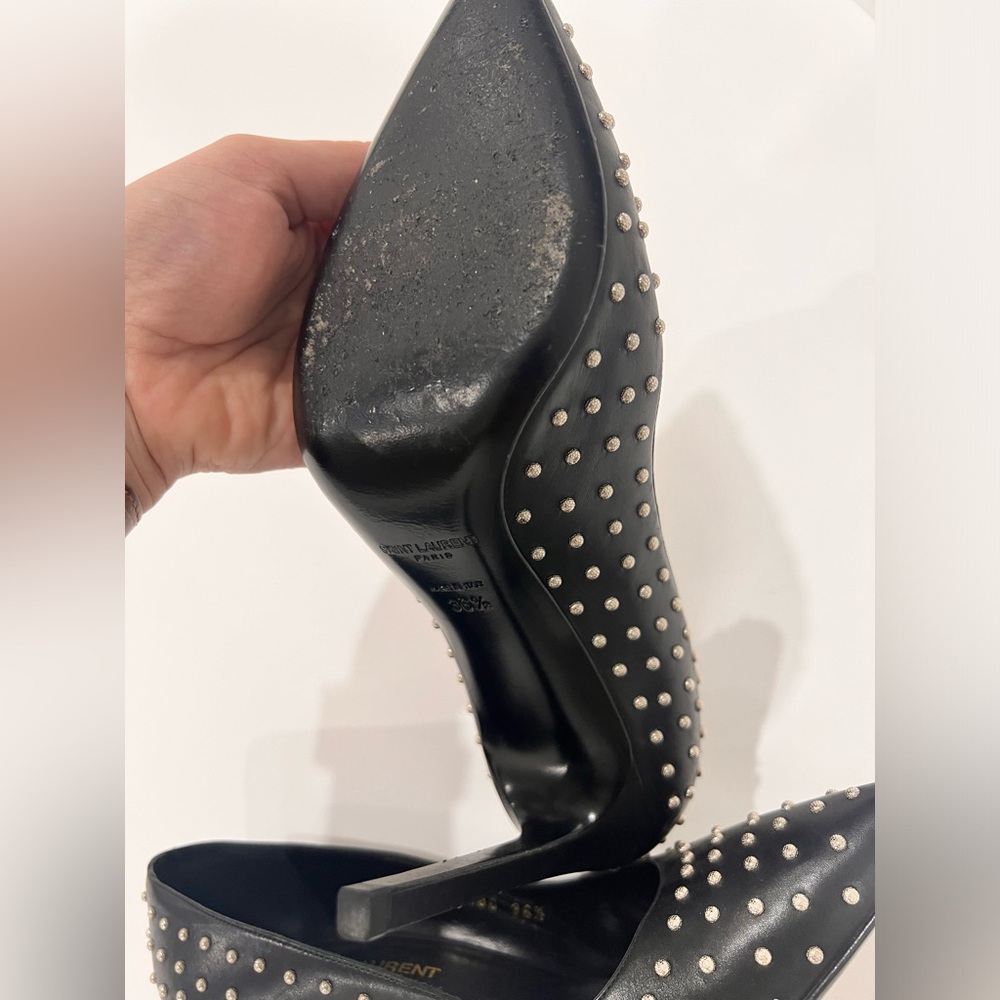 Saint Laurent black pumps / escarpins size 36.5 EU 100% AUTHENTIC - Picture 10 of 12